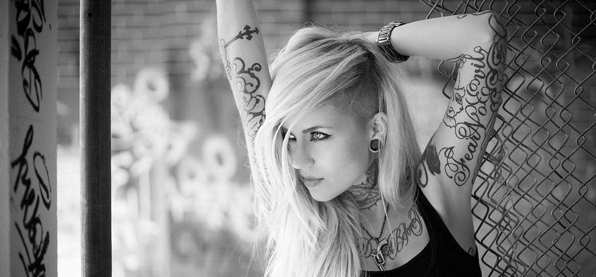 Tattooed Blonde